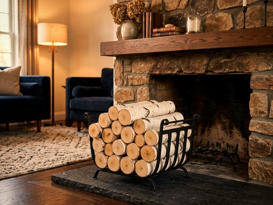 Укладка дров, ориентир выгрузки переулок Парковая, 29A в Екатеринбурге